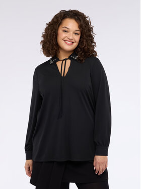 Fiorella Rubino Fiorella Rubino T-shirt G09HL009116N033 Nero Regular Fit