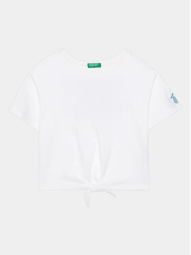 United Colors Of Benetton United Colors Of Benetton T-shirt 3096C10BU Bijela Regular Fit