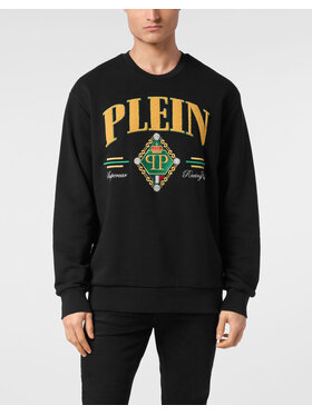 PHILIPP PLEIN PHILIPP PLEIN Bluza 24685 Czarny Regular Fit
