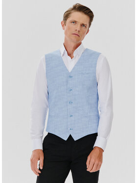 Pako Lorente Pako Lorente Kamizelka P24WF-8X-006 Niebieski Slim Fit