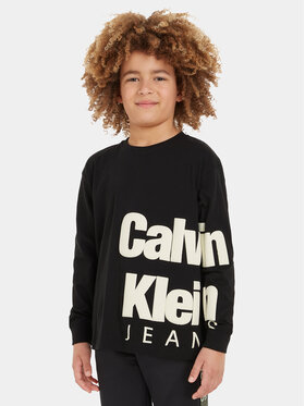 Calvin Klein Jeans Calvin Klein Jeans Chemisier Blown Up Logo IB0IB01880 Noir Regular Fit