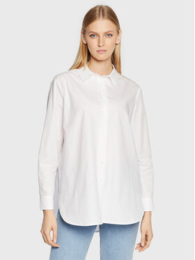 Comma Comma Srajca 2121702 Bela Regular Fit