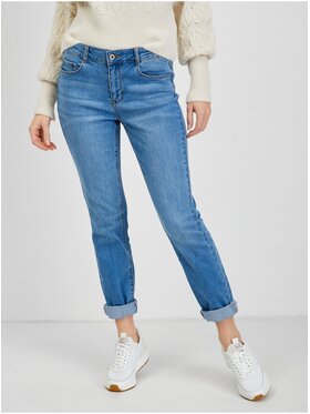 Orsay Orsay Jeansy 365057-582000__42 Niebieski Slim Fit