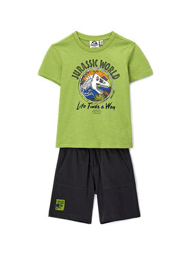 Original Marines Original Marines Komplet t-shirt i spodenki DFPV2270CM Zielony Regular Fit