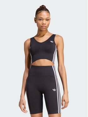 adidas adidas Sport-BH Essentials 3 Stripes Seamless Bralette KZ4109 Schwarz