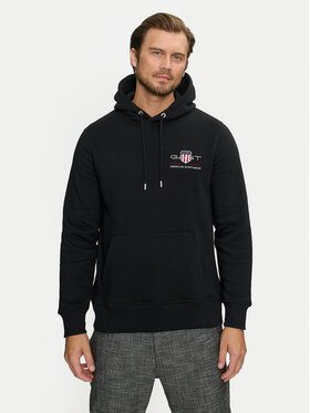 Gant Gant Mikina Medium Archive Shield 2047084 Čierna Regular Fit