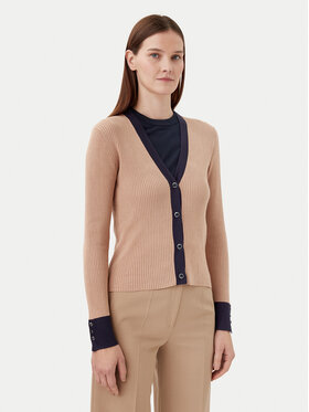 Motivi Motivi Kardigan M4376000732N Beež Slim Fit