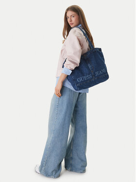 Guess Jeans Guess Jeans Ročna torba M4BZ67 D5RH0 Modra