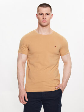 Tommy Hilfiger Tommy Hilfiger T-Shirt MW0MW10800 Μπεζ Slim Fit
