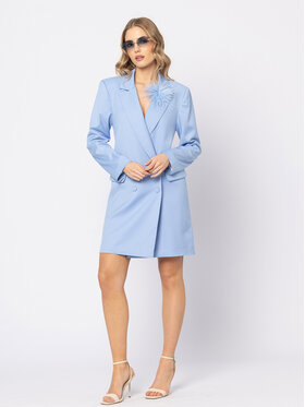 LIDIA KALITA LIDIA KALITA Sukienka koktajlowa Audrey Niebieski jasny Flare Fit