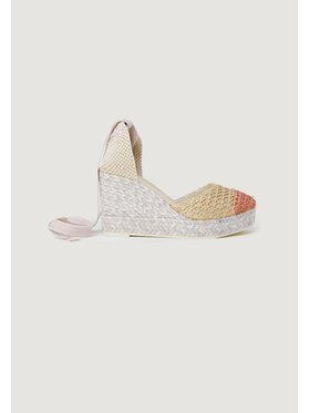 Espadrilles Espadrilles Scarpe basse CIMA RAFIA ROSA/PLATINO Rosa