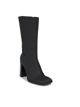 Calvin Klein Jeans Čizme Heel Zip Boot Lth Wn YW0YW01113 Crna