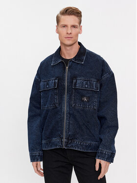 Calvin Klein Jeans Calvin Klein Jeans Farmer kabát J30J324575 Sötétkék Boxy Fit