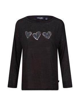Regatta Regatta T-Shirt Carlene Czarny Long Fit