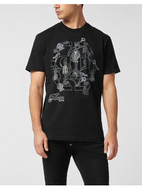 PHILIPP PLEIN PHILIPP PLEIN T-Shirt 27075 Czarny Regular Fit