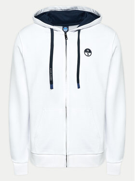 North Sails North Sails Суитшърт 691224 Бял Regular Fit