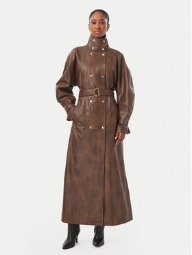 Bardot Bardot Tenchcoat Milana 60685JB Dunkelbraun Regular Fit