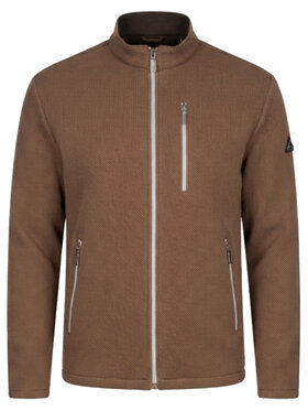 Ombre Ombre Kurtka przejściowa C587 Brązowy Slim Fit