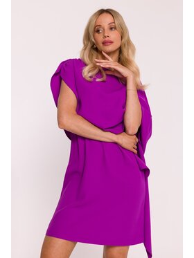 Stylove Stylove Sukienka koktajlowa s423 Fioletowy A-Line Fit