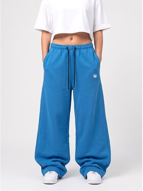 Jigga Wear Jigga Wear Spodnie dresowe Szerokie 133089 Niebieski Regular Fit