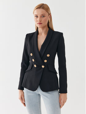 Elisabetta Franchi Elisabetta Franchi Švarkas GI-064-36E2-V540 Juoda Regular Fit