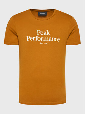 Peak Performance Peak Performance T-Shirt Original G77692340 Pomarańczowy Slim Fit
