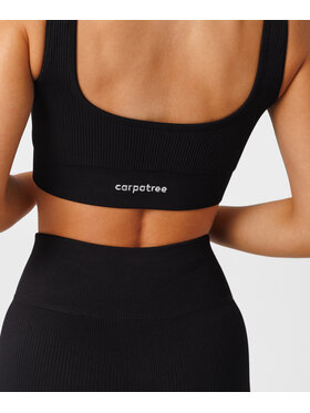 Carpatree Carpatree Biustonosz sportowy Rib bra Czarny
