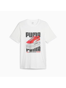 Puma Puma T-Shirt 677186 Biały Regular Fit