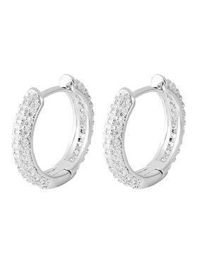 ICED STUFF ICED STUFF Ausskari Diamond Ring Baltais zelts