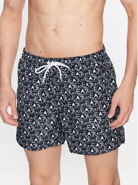 EA7 Emporio Armani EA7 Emporio Armani Plavecké šortky 902000 3R748 23521 Černá Regular Fit