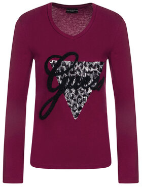 Guess Guess Blūze W94I82 R5JK0 Bordo Regular Fit