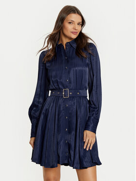 Marciano Guess Marciano Guess Coctailkleid 5RGK22 7169A Dunkelblau Regular Fit