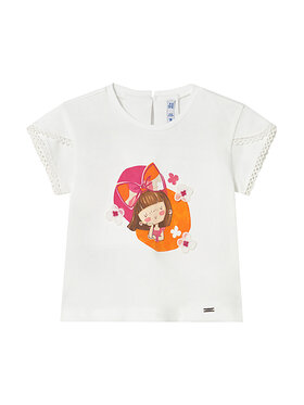 Mayoral Mayoral T-Shirt 1079 Bílá Regular Fit