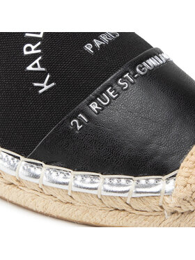 KARL LAGERFELD Espadrile KL80108A Crna