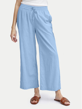 Fransa Fransa Spodnie materiałowe 20614576 Niebieski Relaxed Fit