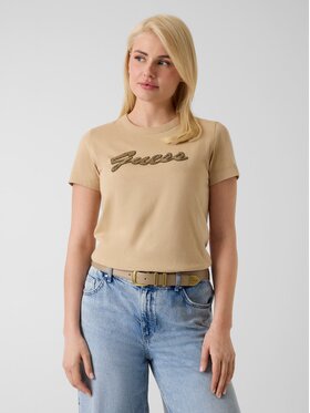 Guess Guess T-Shirt 182912 Béžová Classic Fit