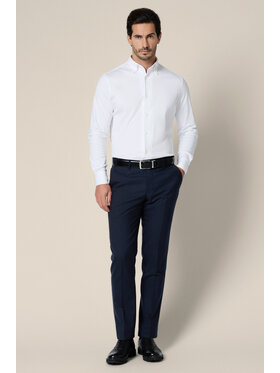 Lancerto Lancerto Spodnie materiałowe Artemio SP073225000015 Granatowy Slim Fit