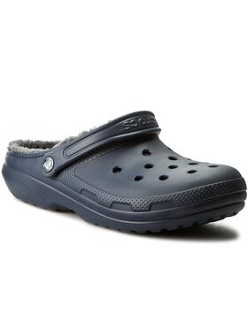 Crocs Crocs Šlepetės Classic Lined Clog 203591 Tamsiai mėlyna