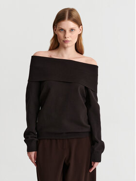 TATUUM TATUUM Sweter SELENA Brązowy Classic Fit