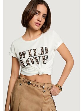 Morgan De Toi Morgan De Toi T-shirt 251-DMILIE Bianco Shirt Fit