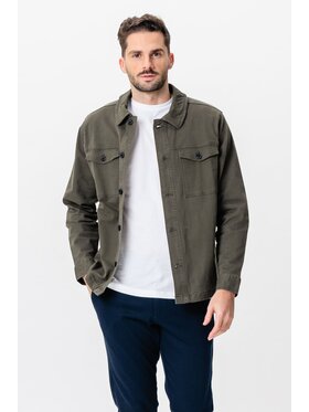 TeeShoppen TeeShoppen Koszula 'Basic Collection' Zielony Regular Fit
