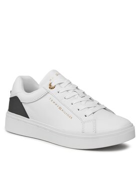 Tommy Hilfiger Tommy Hilfiger Sneakersy Elevated Essential Court Sneaker FW0FW07635 Biały