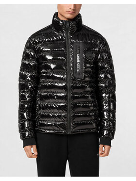 Plein Sport Plein Sport Vatovaná bunda 25509 Černá Regular Fit