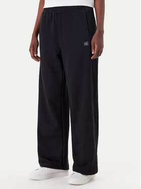 Calvin Klein Jeans Calvin Klein Jeans Teplákové nohavice LV047C249G Čierna Wide Leg