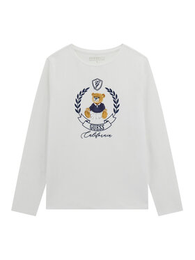 Guess Guess Bluzka J5BI26 J1314 Biały Regular Fit