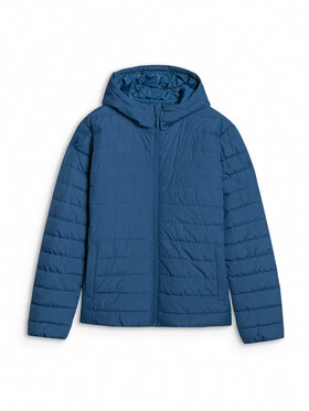 4F 4F Kurtka puchowa BASIC+ Turkusowy Regular Fit