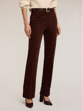 Motivi Motivi Pantaloni di tessuto P749Q004227N022 Marrone Flare Fit