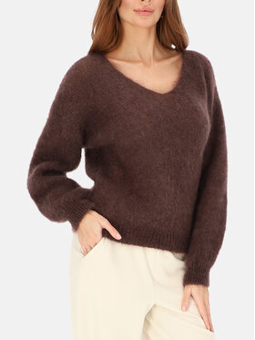 L’AF L’AF Sweter Della Brązowy Regular Fit