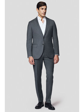 Lancerto Lancerto Garnitur Valum GA073125000010 Szary Slim Fit
