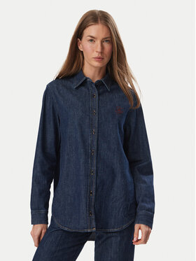 Tommy Hilfiger Tommy Hilfiger Koszula jeansowa WW0WW52176 Granatowy Relaxed Fit